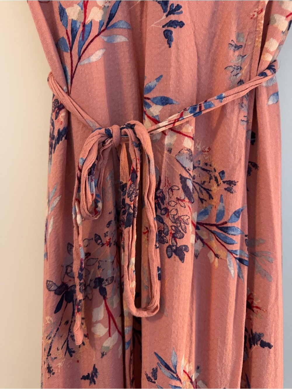 Lulu's Fiorire Rose Floral Print Faux Wrap Maxi Dress - Picture 6 of 10